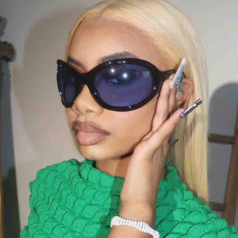 Large frame y2k glasses