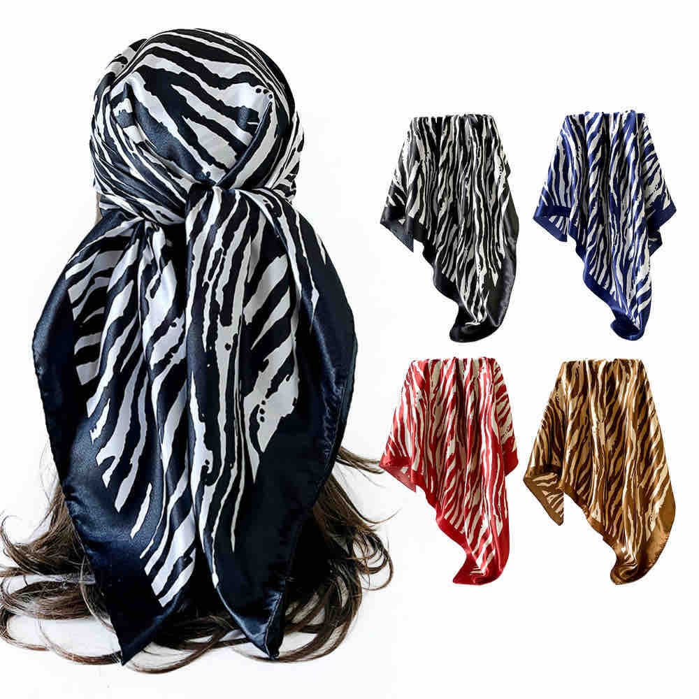Zebra print scarf
