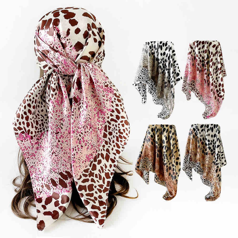 Cow print scarf