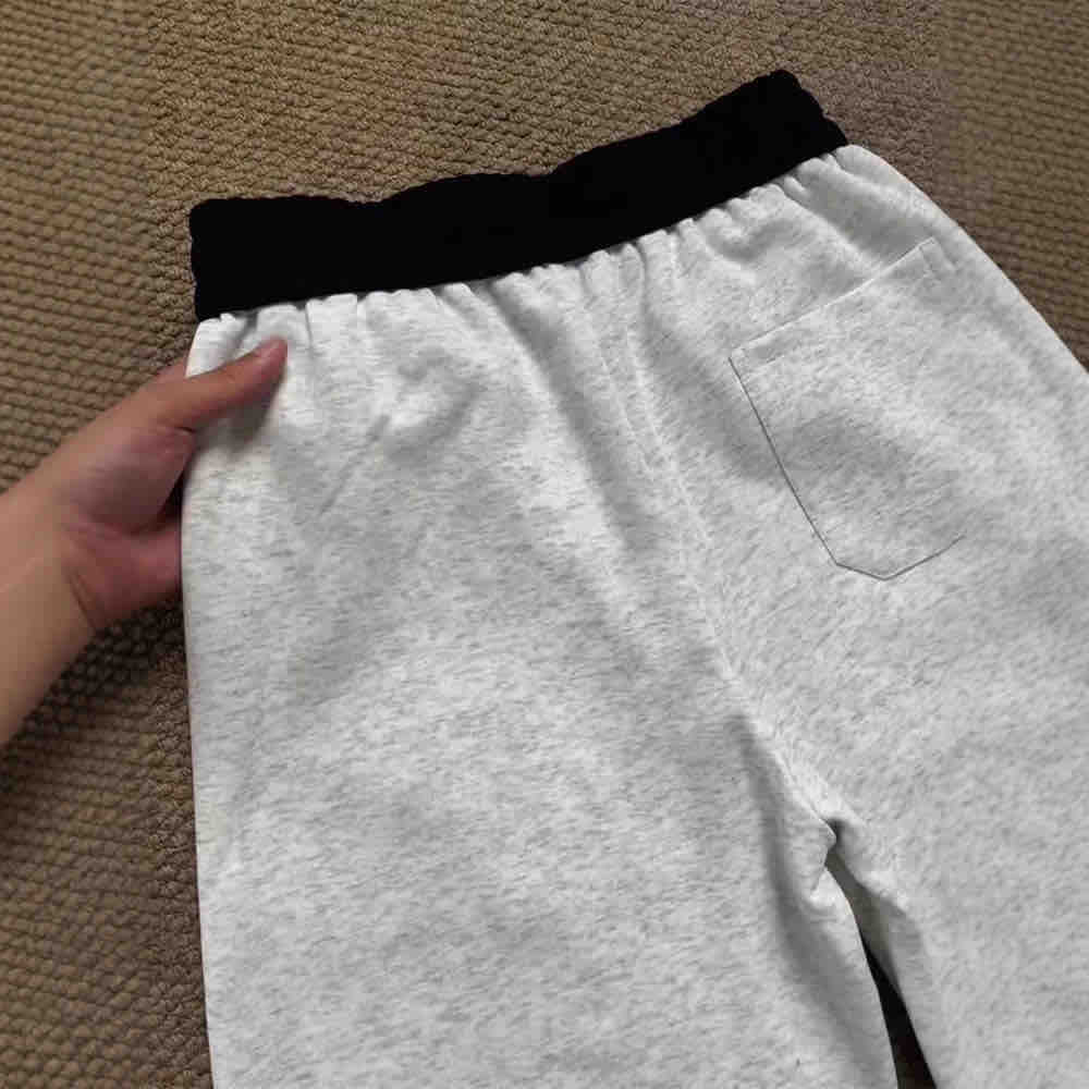 Colored band plain sweatpants