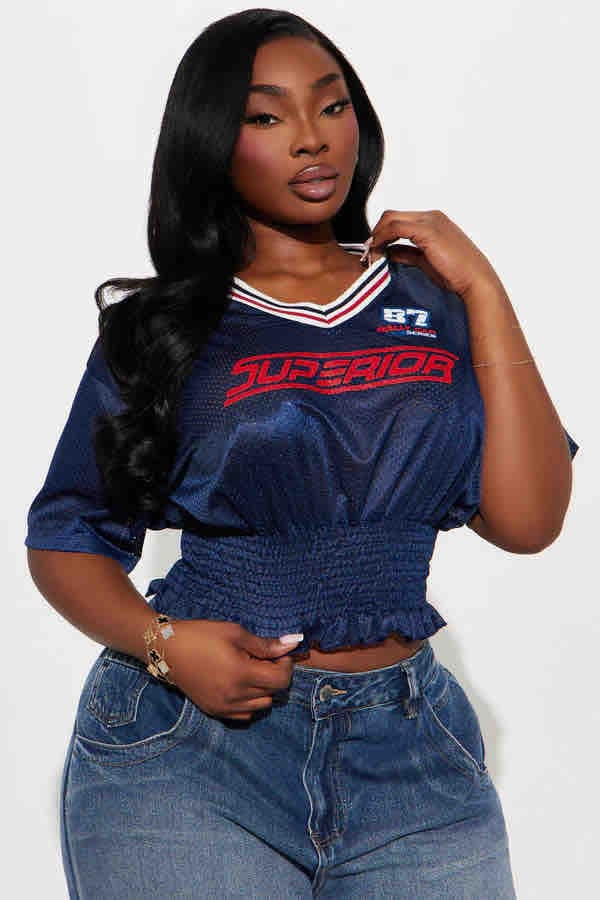 Superior Smokey jersey top