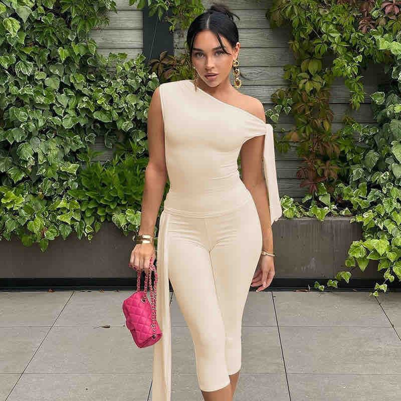 Capri off-shoulder two piece