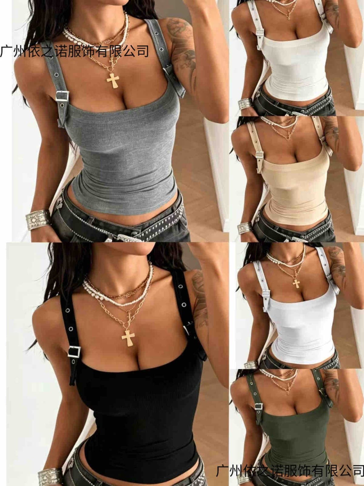 Belted basic top